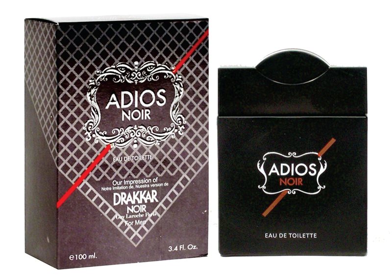 Adios Noir men's designer cologne