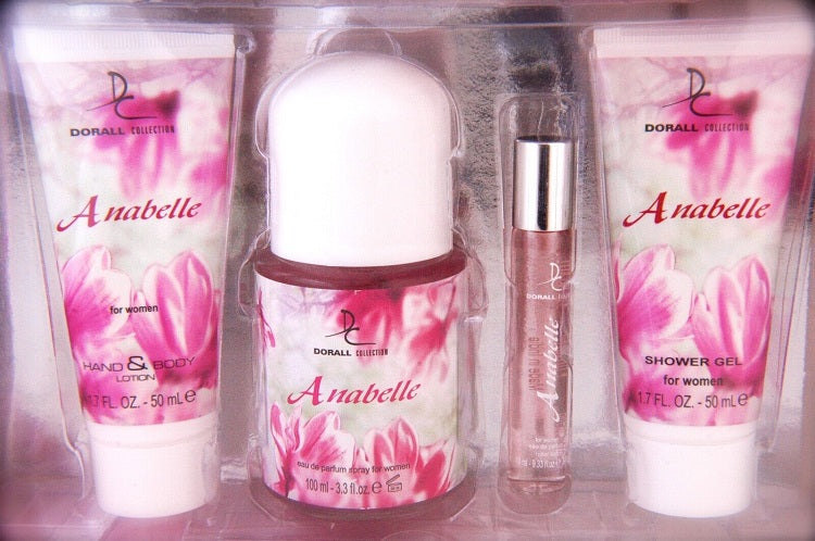 Anabelle women's designer perfume 4-piece Gift Set