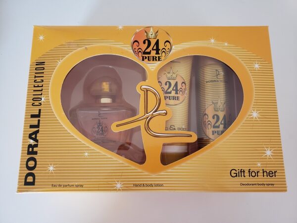 24 Pure women's designer perfume 3-piece Gift Set